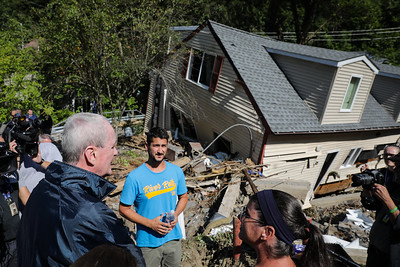 image of house collapsed from Hurricane Ida